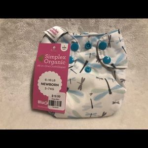 Blueberry Newborn Organic Simplex AIO Diaper